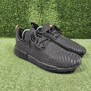 Adidas NMD_R1 Triple Black Web Athletic Comfort Sneakers Mens Size US 14
